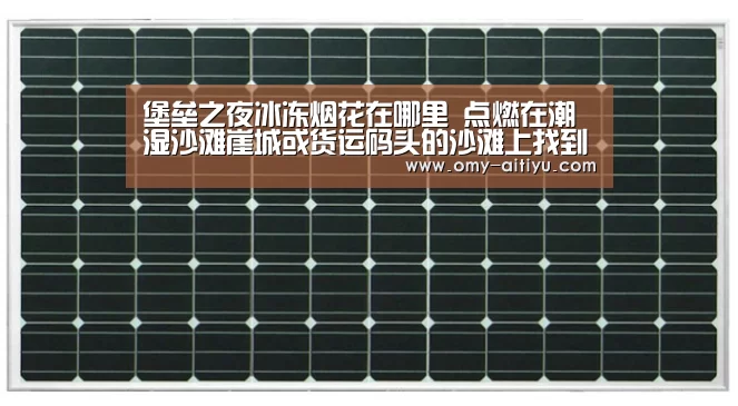 堡垒之夜冰冻烟花在哪里 点燃在潮湿沙滩崖城或货运码头的沙滩上